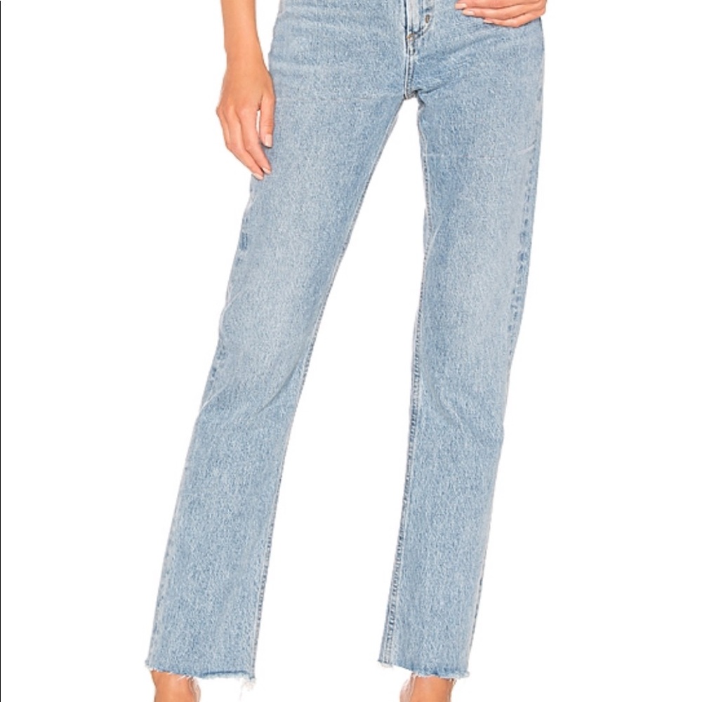 Agolde Cherie high rise straight jeans